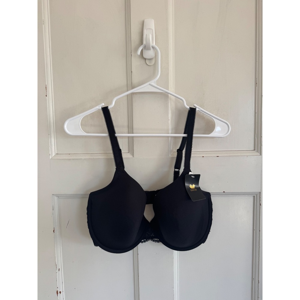 NWT Wacoal Black French Garden Seamless Underwire T-Shirt Bra size 36DD